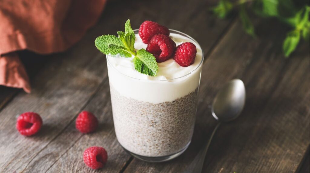 Chia Pudding With Greek Yogurt And Berries