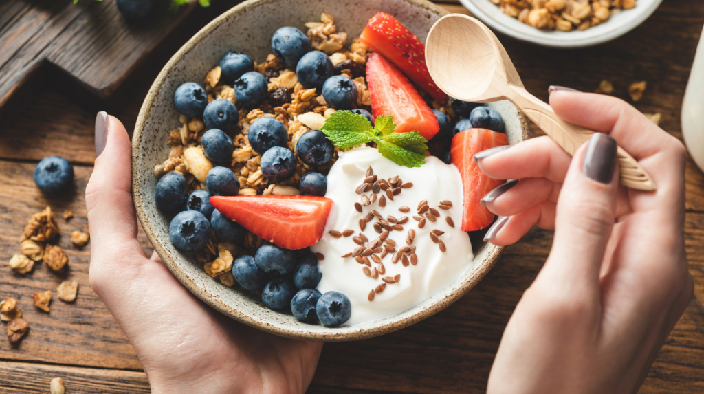 Greek Yogurt And Berries