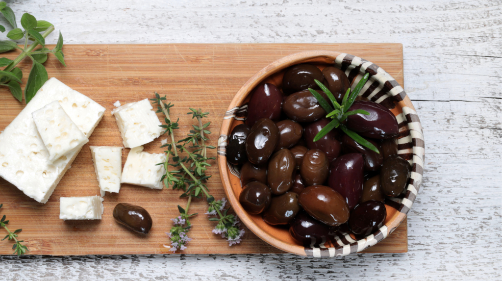 Olives And Feta Cheese