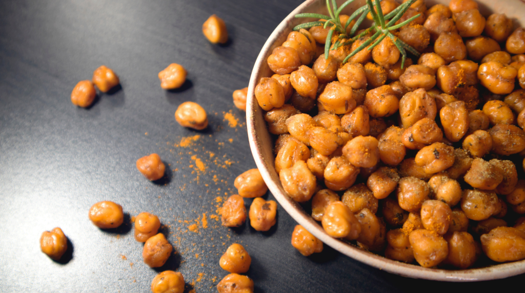 Roasted Chickpeas With Spices