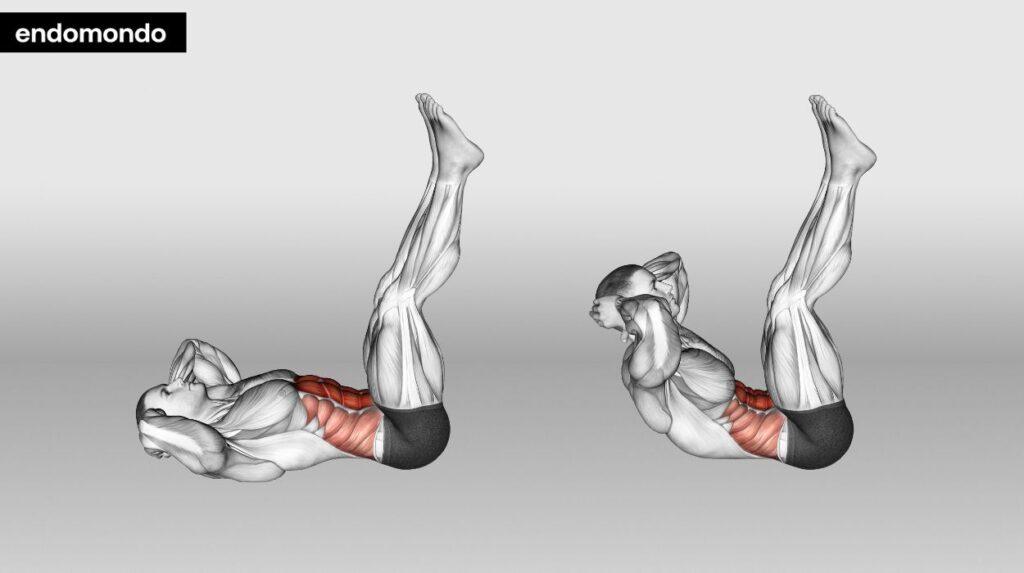 Vertical Leg Crunches